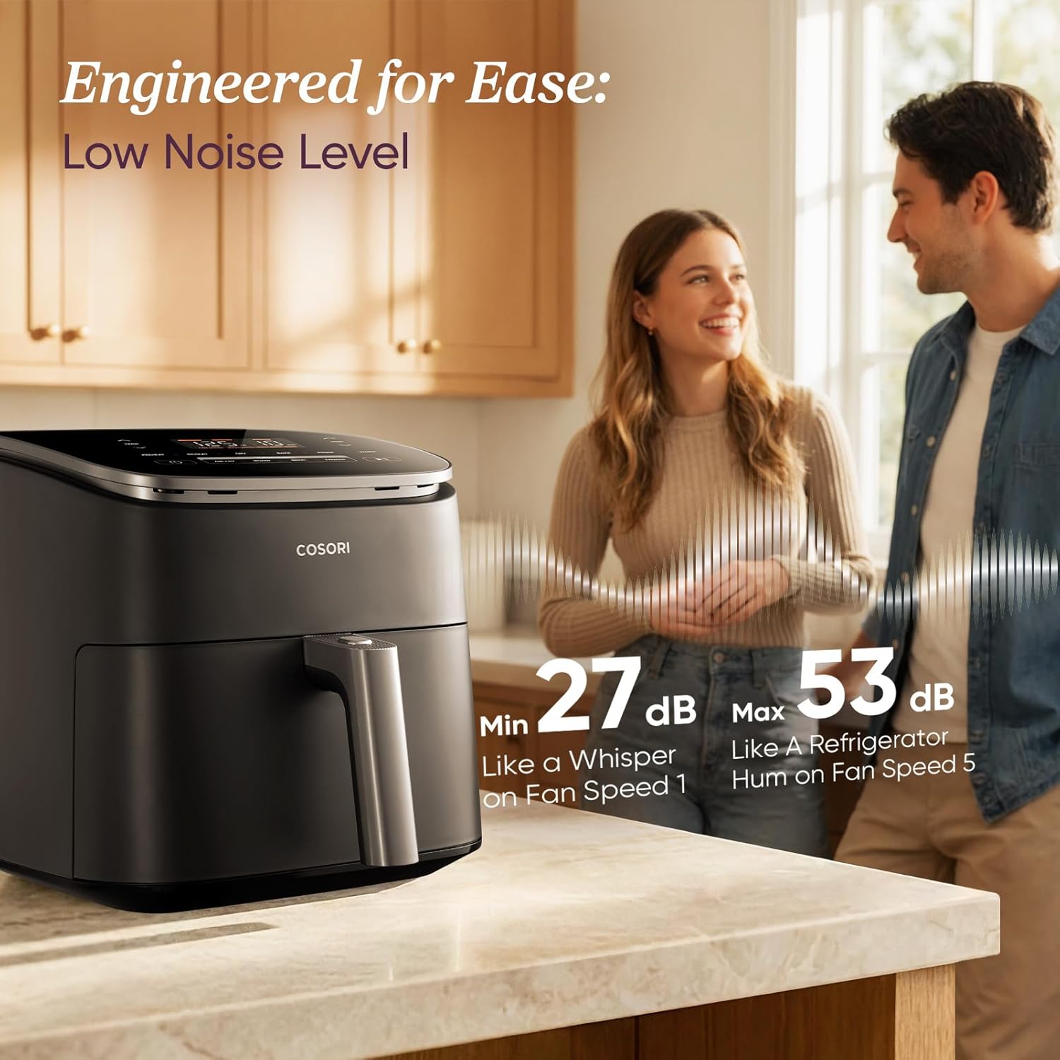 Friteuză cu aer cald Cosori 6 L 9-în-1, imagine 9